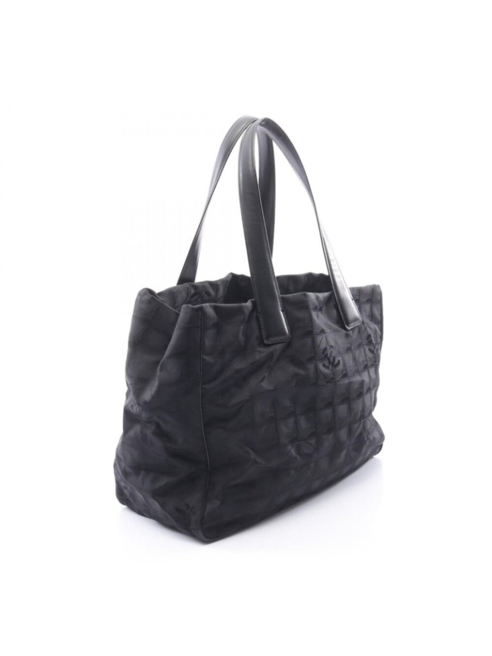 Chanel Tote New Travel Line Black Leather - Picture 2 of 11